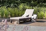 allibert sonnenliege daytona aus rattan in benutzung