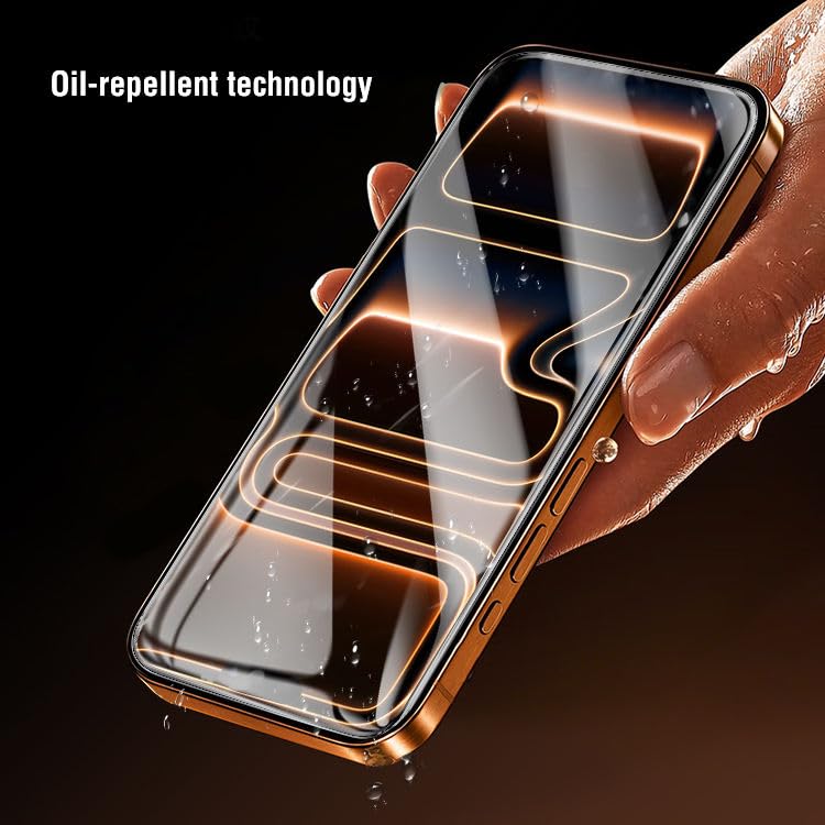 Image of Borderless Premium Tempered Glass Screen Protector Guard For iPhone 17 Pro Max (6.3 Inch, Pack of 1) | Edge to Edge Coverage With Easy to installation kit