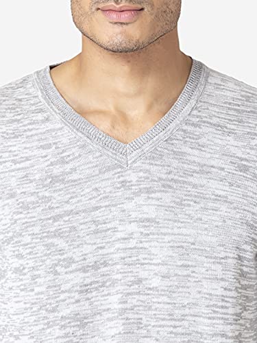 Image of Allen Cooper Solid Sweater for Men