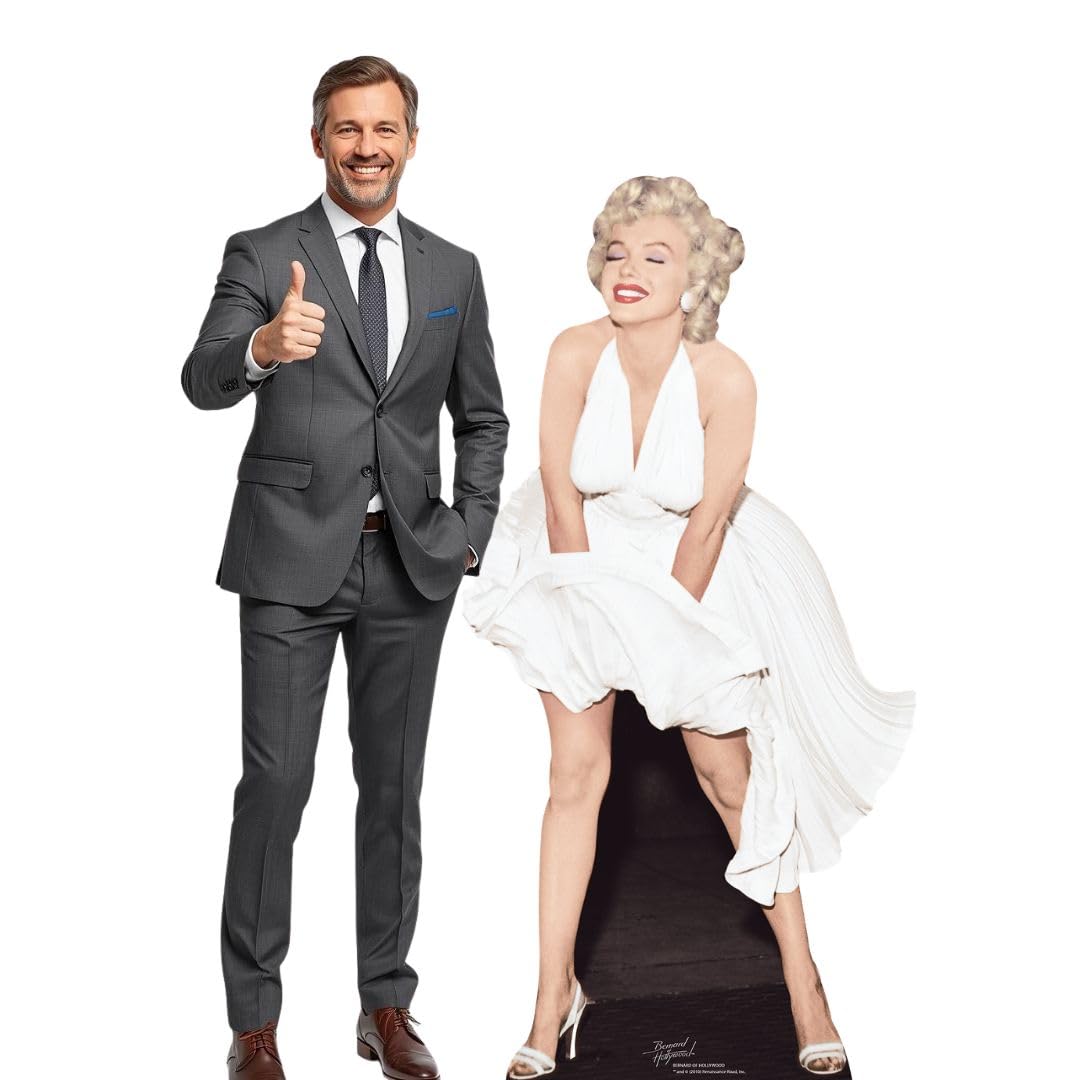 Star Cutouts Seven Year Itch Sc279 Marilyn Monroe Cardboard Cut Out Ideal For Birthdays, Parties & Gifts