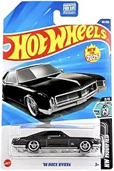 Hot Wheels Buick Riviera '66 [Preto] Modificado 2/5, 50/250, Novo para 2025!, Carro fundido em escala 1:64