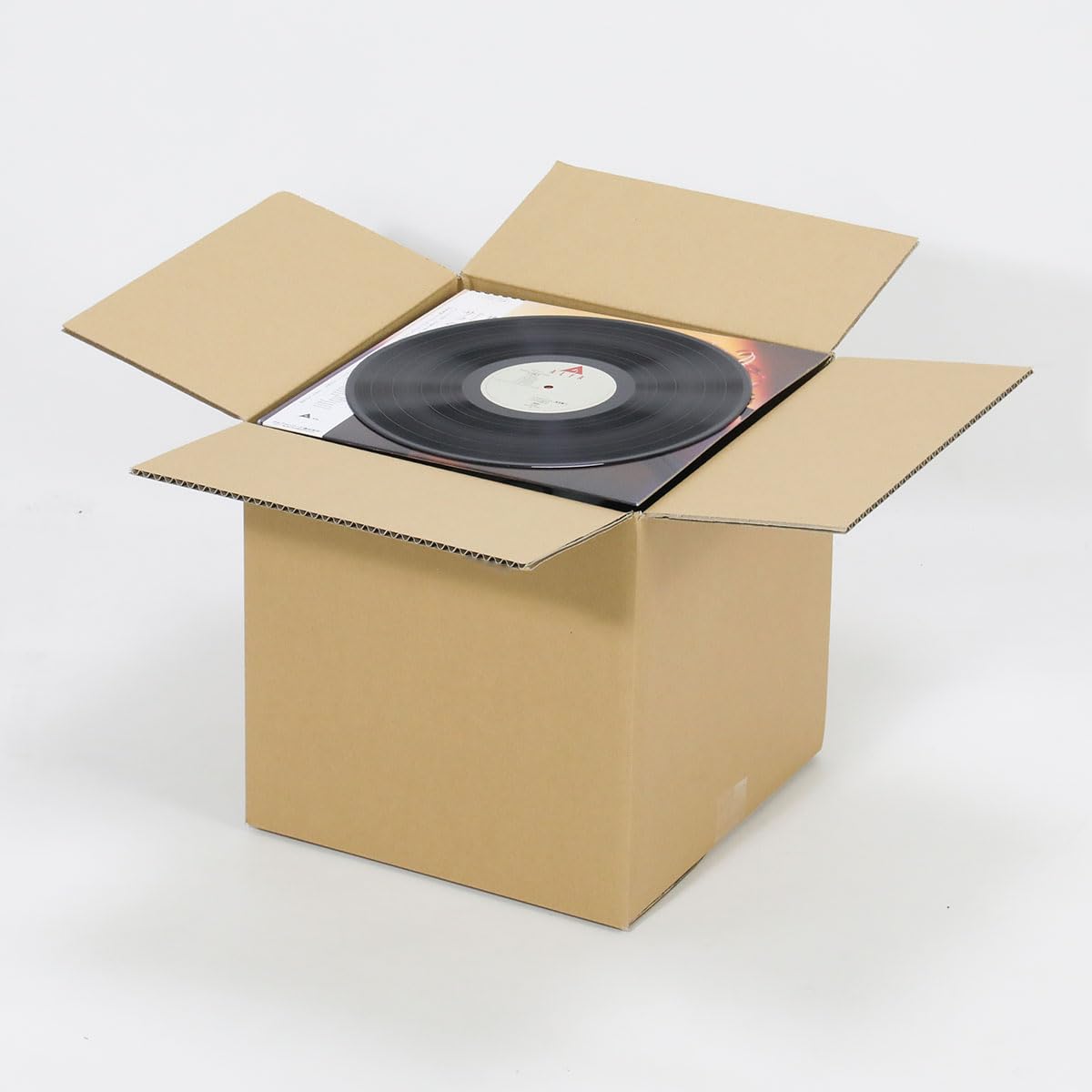 Amazon.co.jp: VillageBox ダンボール 100サイズ LPレコード 80枚用