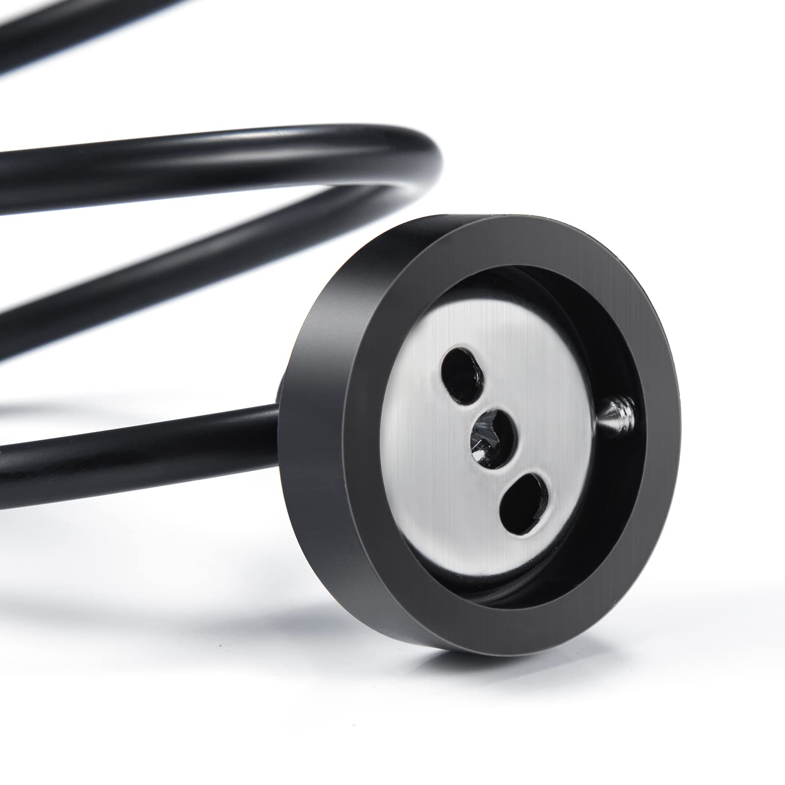 Porta Asciugacapelli Da Muro Autoadesivo | Supporto Phon Senza Fori | Acciaio Inox Cromato - Foto 12