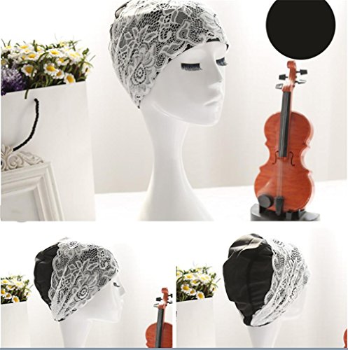 Swimming cap HLLe Ragazze Impermeabili Adulti Adulti per Le Donne Corte dei Nuotatori Non Fanno Sempre Molle Calde per Aumentare Il Codice di Protezione del Nuoto in Pu, Black,Black - Image 4