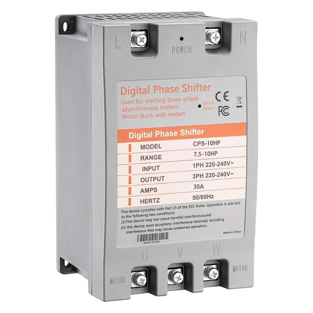 Convertidor monofásico trifásico de 30 A: use motores de 10 CV a 220 V
