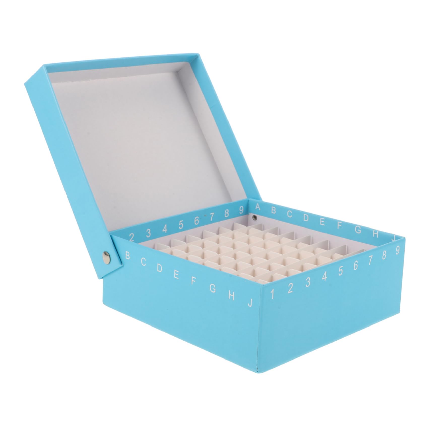 PRETYZOOM 5 Pezzi Scatola per tubi criogenici organizzatore del congelatore riutilizzabile laboratorio supporto per provette da centrifuga contenitore tubolare plastica