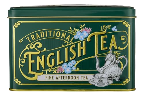 New English Teas - English Afternoon Tea 40 Tea Bags - Vicotian Vintage Tin