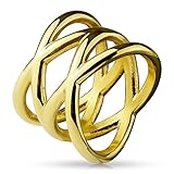 BESTÄNDIGKEIT - Das Material des Damenringes ist Edelstahl und somit äußerst robust und alltagstauglich
