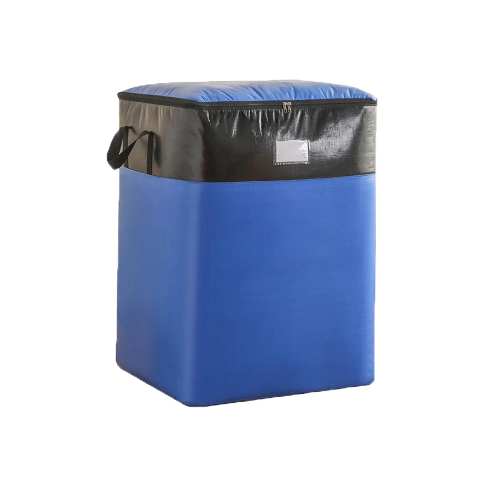 180L Collapsible Storage And Moving Bag,Jumbo Moving & Storage Bag, Heavy-Duty Handles & Zippered Closure, Folds Flat, Perfect For Moving, Travel Or Closet Organization (Blue,180L)