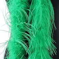 Verenboa, wollig boeket, veren sjaal, lengte ca. 2 m, veerslinger, effen struisvogelveer-sjaal, veer-boa-kostuumaccessoire, voor Charleston jaren 20 flapper-carnaval, wijnrood