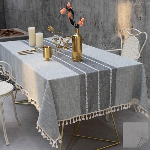 Catálogo de Venta de Manteles favoritos de las personas. 45 XL Grande Mantel para Mesa Rectangular - Mantel Navideño Rectangular, 140 * 180 cm Manteles de Mesa Bordado Cosido, Manteles a Prueba de Polvo para Hogar, Restaurante, Hotel...