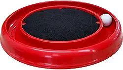 Arranhador Interativo para Gatos Grande 40cm com Bolinha Brinquedo Arranhador Gato (Vermelho)