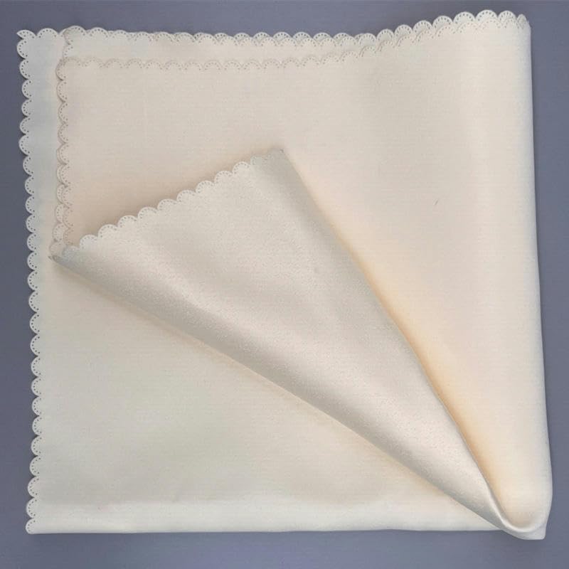 THAYLA 50 x 50 cm, 10/20/60 pezzi viola pizzo volant quadrati tovaglioli di stoffa di raso riutilizzabili per matrimonio hotel Decor damascato tovaglioli di stoffa