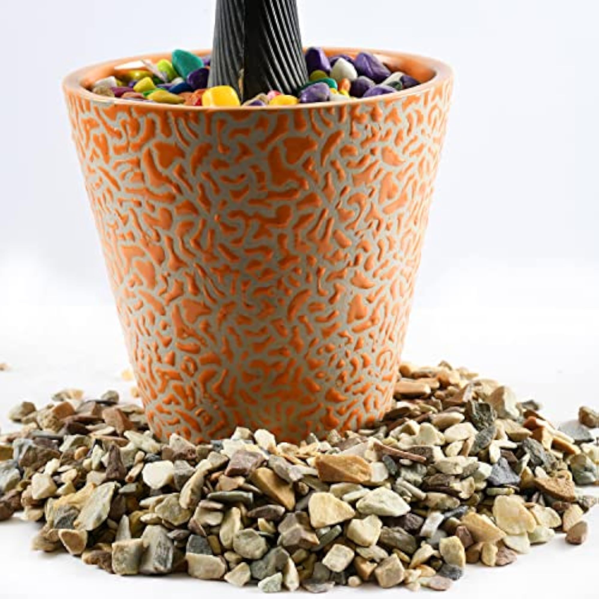 10KG Natural Mixed Marble Chips Decorative Garden Stones
