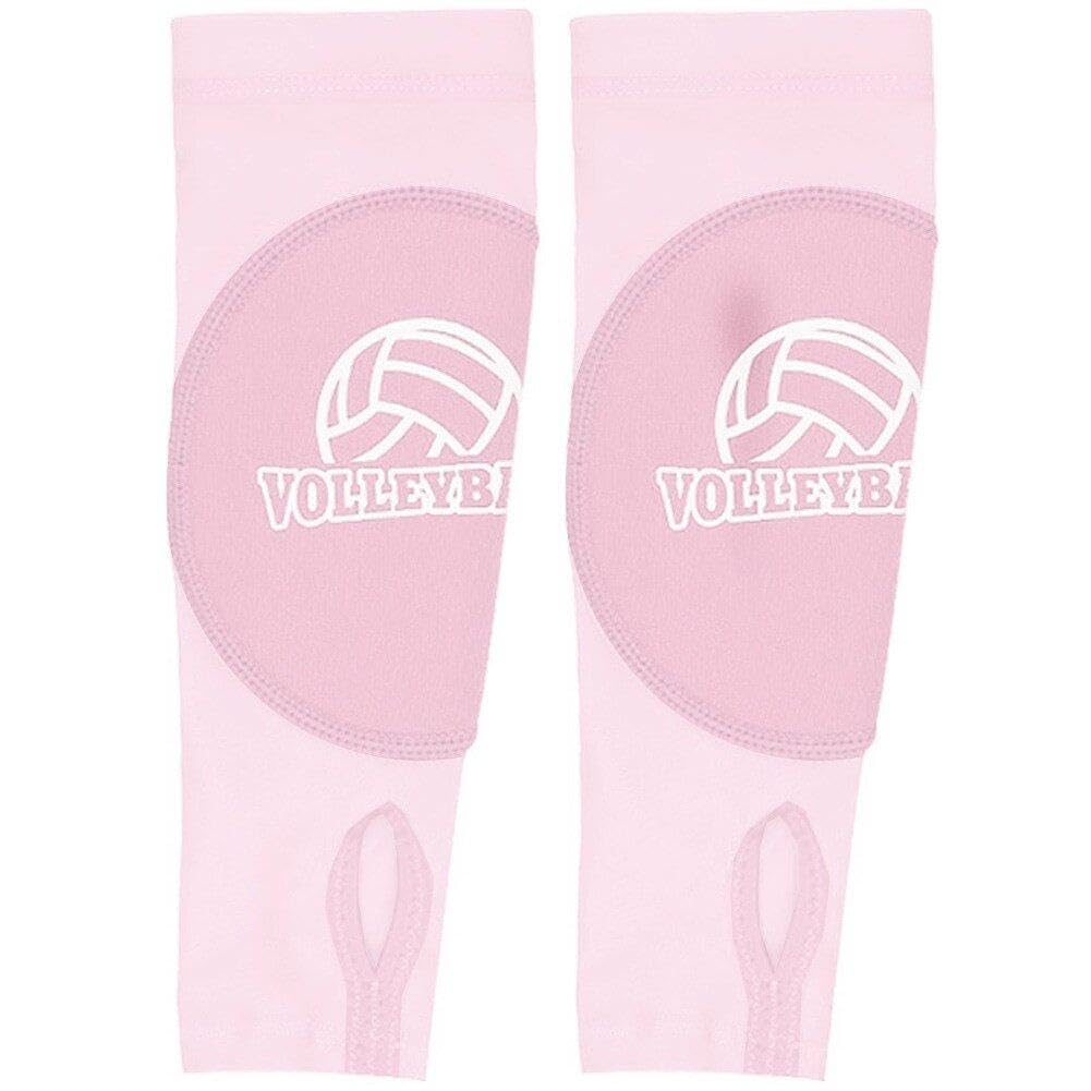 1 Paio di Protezioni per Le Braccia Pallavolo con Imbottitura Protettiva E Foro per Il Pollice Accessori per Protezione 'avambraccio Maniche per Avambraccio Sportive per Il Golf
