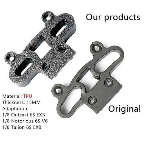Image of TPU Front Bumper Loop for ARRMA 6S 1 /8 Notorious V6 /Outcast EXB /Talion EXB | Front Bumper Guard Protector Rebound, Front Flexible Nylon Chassis Bumper Loop Bar Absorb Upgrade Part ARA320628