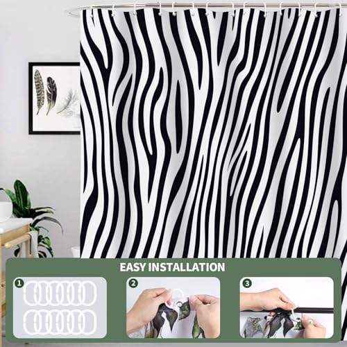 Rideau de douche 200x200 imperméable pour éviter les fuites d'eau au sol - 6