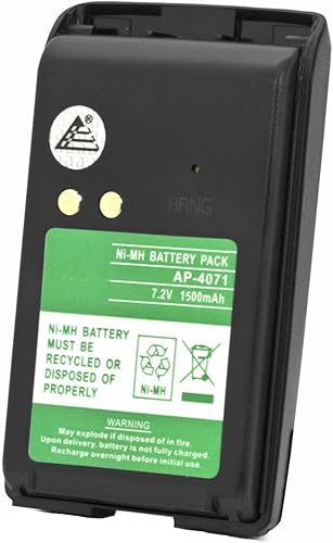 Miniatura 2 de ExpertPower Batería de radio bidireccional NiMh de 7.2v 1500mAh compatible con Motorola PMNN4071 PMNN4071A PMNN4071AR BPR40 A8