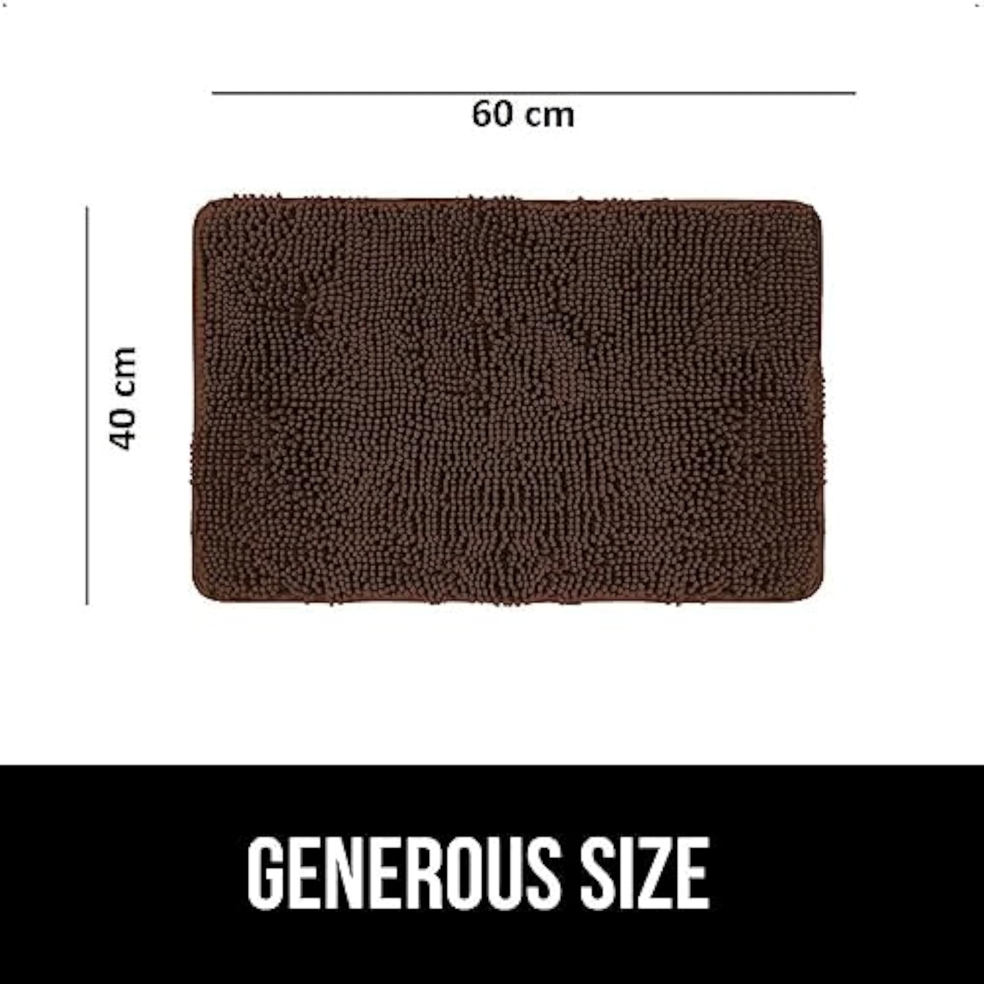 Fluffy Soft Microfiber Bath Rugs