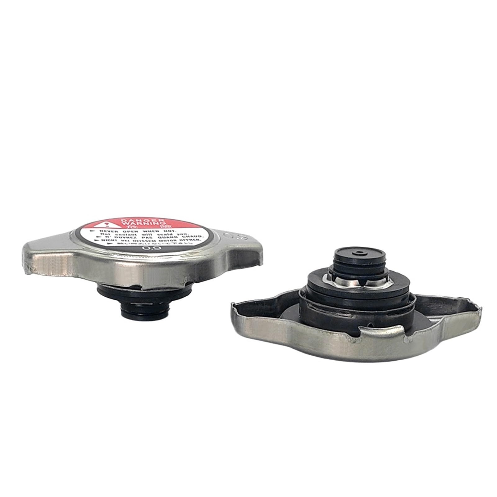 termostato Meccanico Kit termostato 1/5 Pezzi 0,9/1,1 ricambi Auto Universale Auto Raffreddamento radiatore Tappi Anti-scottatura Copertura radiatore Serbatoio Acqua(0.9 Bar)