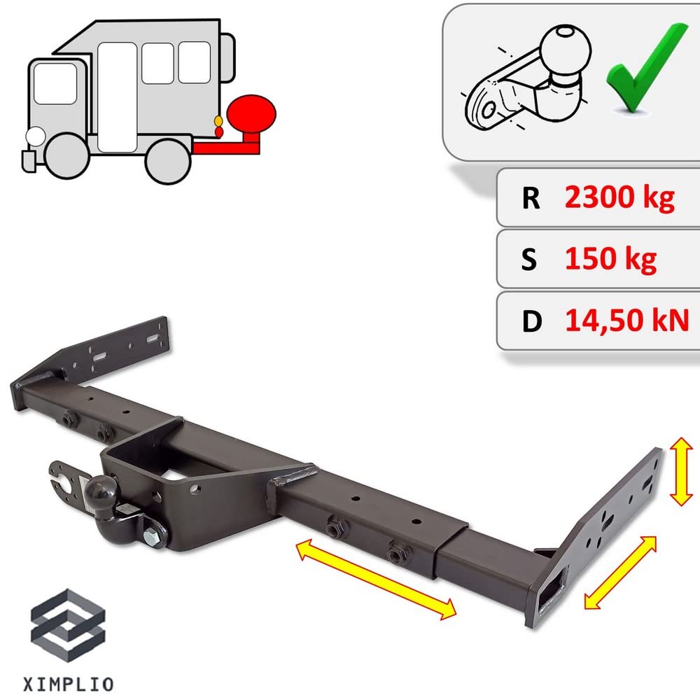 Attelage de remorque universel variable - pour campeur, camping-car, caravane, tombereau, un camione, voiture de livraison