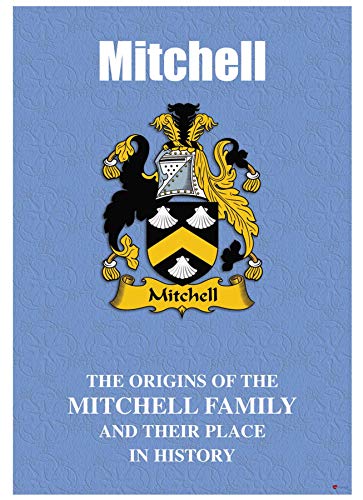 I LUV LTD Mitchell Anglais Nom de Famille Livret D'histoire avec de Brefs Faits Historiques