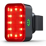 BOSIWO 自転車 テールライト 自転車 ライト USB充電式 72時間持続点灯 IPX5防水 防振 軽量 昼夜 通用 ハイキング サイクリング 通勤 通学 簡易装着 日本語説明書付き