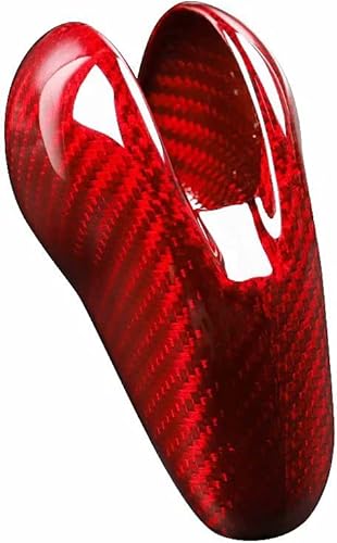 Miniatura 5 de Accesorios interiores de fibra de carbono para portaequipajes, cubierta de marco para Porsche Macan, Panamera Cayman 718 911 2008-2020 (rojo)