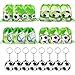 Minsing 12 Packs Soccer Drawstring Birthday Party Favor Goodie Bags, Kids Theme Party Supplies Bag, Gift Backpack with Pendant