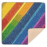 Lavable et antidérapant : le tapis de jeu pour bébé doit être lavé à la main et séché à l'air libre, et la forme et la structure peuvent être bien maintenues ; en outre, ils peuvent être assez robustes pour être utilisés pendant une longue période, difficile à décolorer ou à déchirer, ce qui a une bonne adhérence au fond, aidant à empêcher le sol du tapis de bébé de glisser.