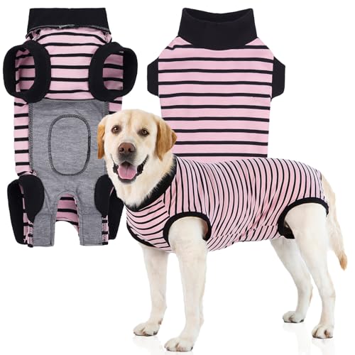 Cyponpy Combinaison de Récupération Chien Femelle et Mâle - Pyjama Anti Léchage Après Stérilisation