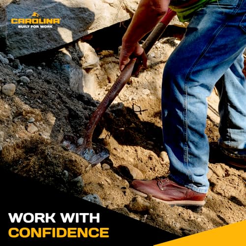 Carolina Elm 8” Steel Toe Logger Work Boots for Men - Rugged Leather Upper with Comfort Footbed, Oil & Slip-Resisting Rubber Lug Outsole, EH Rated4