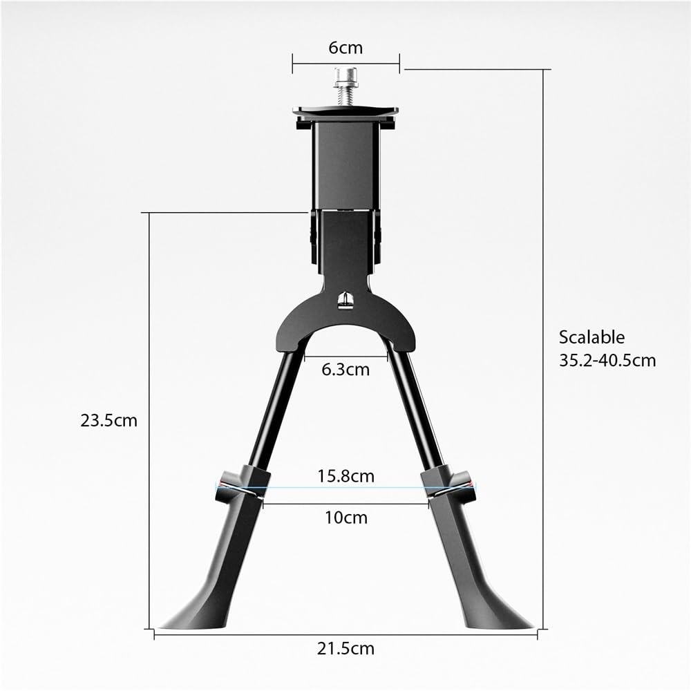 Caballete Rueda Soporte De Bicicleta Doble Pata Para Super73, Con Montaje Central Y Altura Ajustable Para Bicicletas 24 A 28 Pulgadas