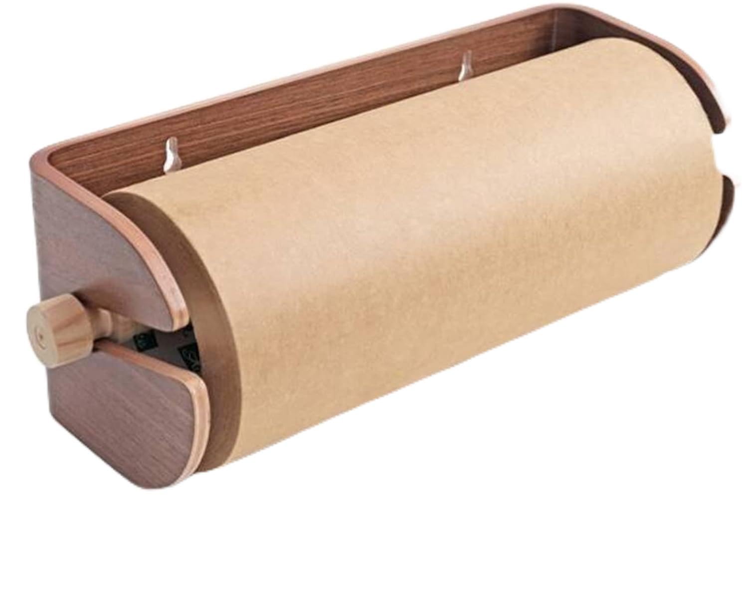 Uchwyt na rolkę papieru pakowego do montażu na ścianie, stojak na zwoje papieru pakowego o szerokości 30 cm, dozownik papieru pakowego Tablica ogłoszeń