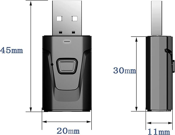 Adaptador USB Bluetooth 5.0 4 en 1 Transmisor Receptor Audio miniatura 7