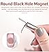 Rolabling Cat Eye Magnet for Nails Set Heart Shaped Magnetic Tool with Y-Shaped Guide & Double-Head Wand for Gel Polish DIY Manicure Kit for Salon-Quality Cat Eye Nail Art at Home
