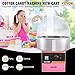 VEVOR Electric Cotton Candy Machine with Cover, 1000W Commercial Floss Maker w/Stainless Steel Bowl, Sugar Scoop and Drawer, Perfect for Home, Carnival, Kids Birthday, Family Party, Pink