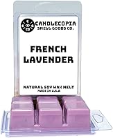 Vista 15 de Cera vegetal fuertemente aromatizada vertida a mano, 12 cubos de cera aromática, 6.4 onzas en 2 x 6 paquetes