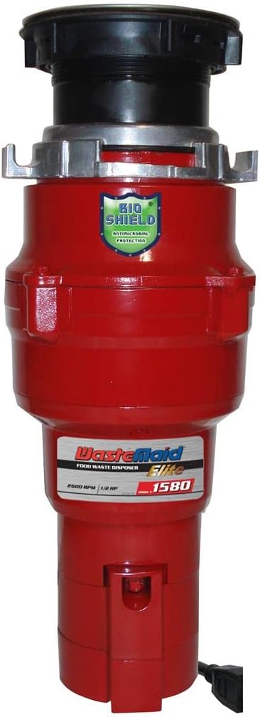 WasteMaid Elite Economy Kitchen Waste Disposal Unit Slimline Waste Maid 1580