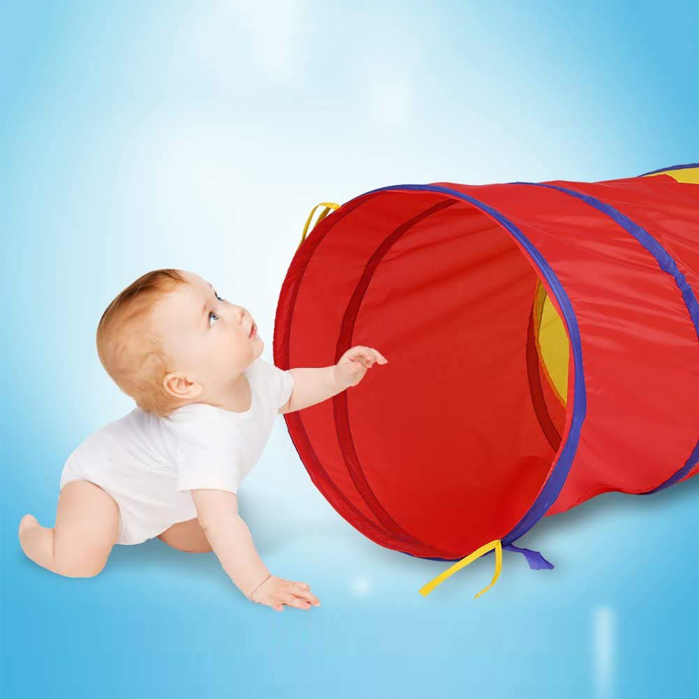 Los Niños Juegan Al Túnel para Divertirse en Interiores y Exteriores - Juguete de Tubo para Gatear Niños Pequeños