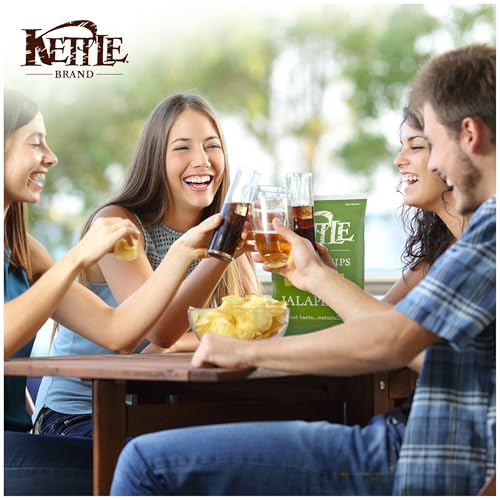 Image of Kettle Brand Potato Chips, Jalapeno Kettle Chips, Party Size, 13 Oz
