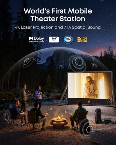 Portable Smart Projector 4K Support