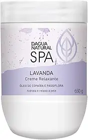 Creme Massagem Relaxante SPA Lavanda 650G DAgua Natural