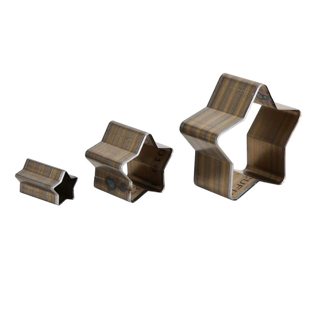 Leather Punch, Cutting Die Tool Steel DIY Crafts Punch, Easy to Carry Punches Dies Mold Punching Tools for Sanding, Polishing (Five Pointed Star Shaped)