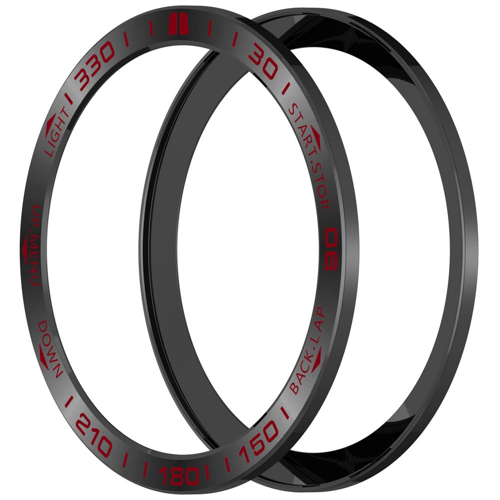 Tyogeephy Compatible with Garmin Tactix 8 47 mm AMOLED Cover Scratch Protection Stainless Steel Metal Bezel Loop Dial Frame Circle Protective Case Color 2 47mm AMOLED