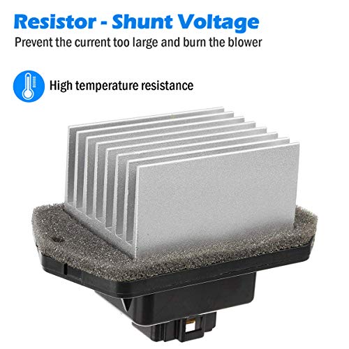 AUTEX HVAC Blower Motor Resistor Blower Resistor Fan Resistor Module RU-398 Replacement 79330SDRA0 Blower Regulator - Thumbnail 5
