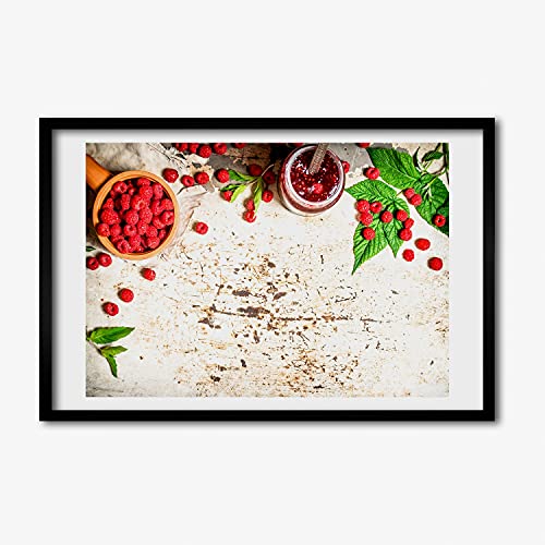 Cadre photo MDF 60x40 cm Tulup - Tableau décoratif affiche bois moderne
