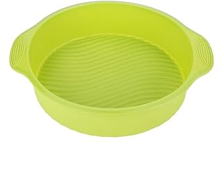 9 inch Round Cake Pans, Silicone Molds for Baking, Nonstick Baking Pans for Layer Cake, Cheese Cake and Chocolate Cake(green)