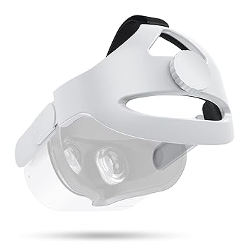 Head Strap Accessories Compatible with Quest 2, Elite Strap Replacement Adjustable, Advanced Support and Comfort Using VR, Durable and Lightweight