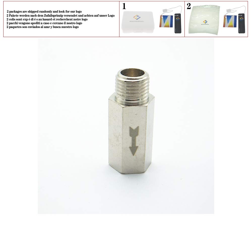 Valvola 1/2 "3/4" 1 "BSP Filettatura Maschio Ottone Valvola Di - Foto 7